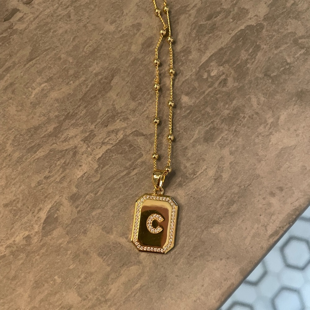 “C” pendant Common James necklace